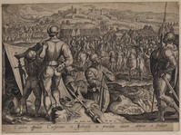 TvB G 0910
<br/>
Geschiedenis Medici: de inname van Casulum
<br/>
<em>Galle, Philips (1537-1612)</em>